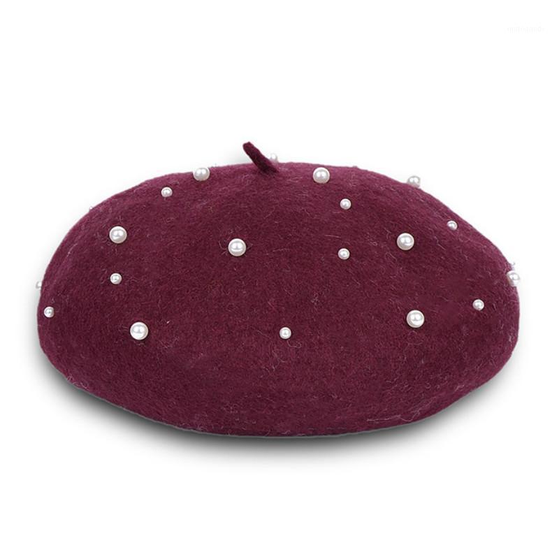 Pearl Beret Hat for Women Cashmere Winter Retro French Winter Black Red French Artist Flat Fashion Red Yellow Lady Vintage Cap1
Pearl Beret Hat for Women Cashmere Winter Retro French Winter Black Red French Artist Flat Fashion Red Yellow Lady Vintage Cap1