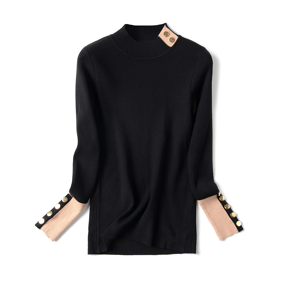2021 New Women's Sweaters Crew Neck Button Woman Pullovers Top Long Sleeve Autumn Winter Euro Knitwear Jumper Pull Femme 85bh, Apricot
2021 New Women's Sweaters Crew Neck Button Woman Pullovers Top Long Sleeve Autumn Winter Euro Knitwear Jumper Pull Femme 85bh, Apricot