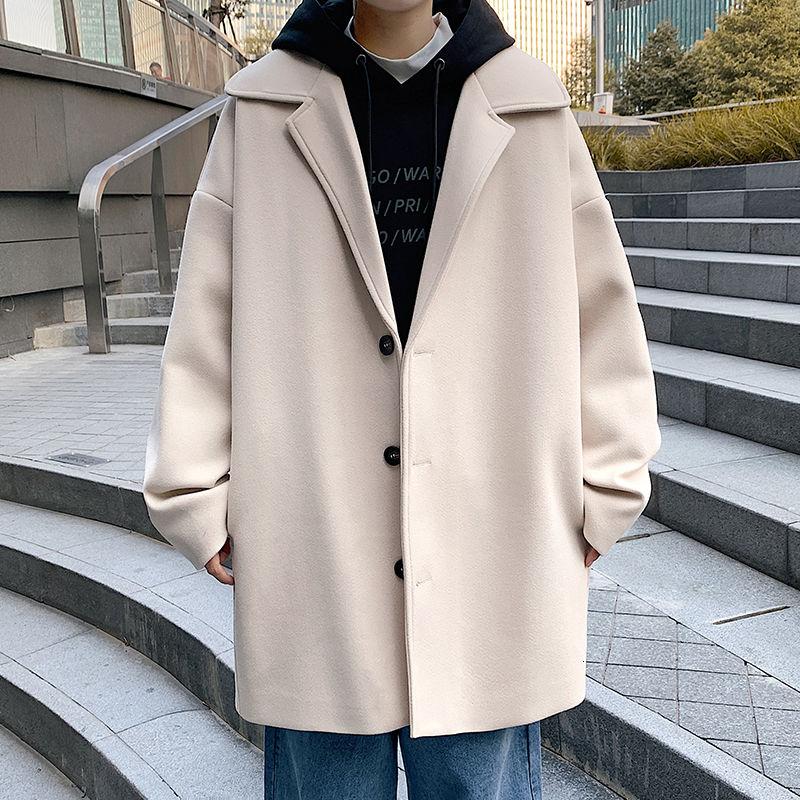 2020 Men' Cashmere Trench Long Coats Casual Snow Jackets Solid Color Woollen Blends Loose Fashion Cotton-padded Clothes -2XL, Black
2020 Men' Cashmere Trench Long Coats Casual Snow Jackets Solid Color Woollen Blends Loose Fashion Cotton-padded Clothes -2XL, Black