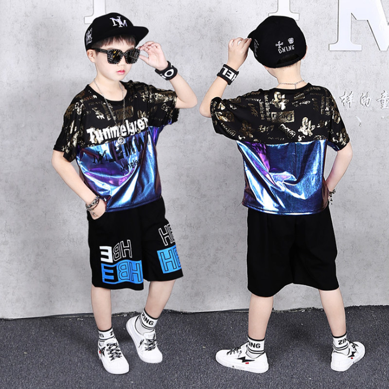Teenage Children Boys Clothing Set Summer Letter T Shirt Hawaiian Shorts Teens Kids Boys Clothes For 6 8 10 12 13 14 Year 201031