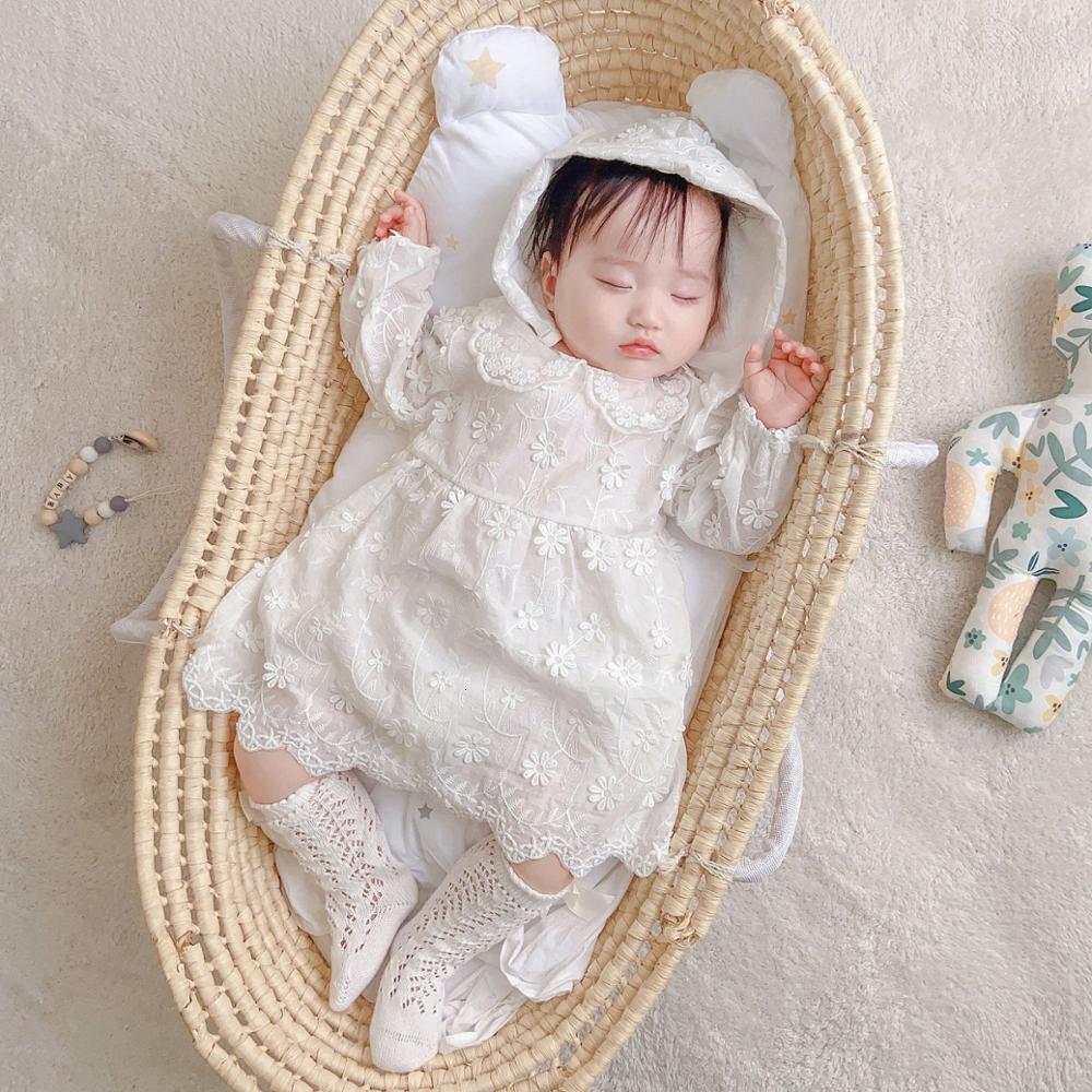 2021 New Spring Autumn Clothes Infant Newborn Flowers Appliques Girls Bodysuit Cotton Baby Baptism with Hat 0-3y Djf9, White
2021 New Spring Autumn Clothes Infant Newborn Flowers Appliques Girls Bodysuit Cotton Baby Baptism with Hat 0-3y Djf9, White