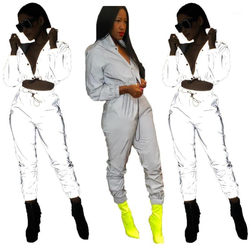Two Piece Dress Women Reflective Set Tracksuit Sexy Crop Top And Pants Sweat Suits Fluorescent Clothing 2 Club Outfits Jogger1, White
Two Piece Dress Women Reflective Set Tracksuit Sexy Crop Top And Pants Sweat Suits Fluorescent Clothing 2 Club Outfits Jogger1, White