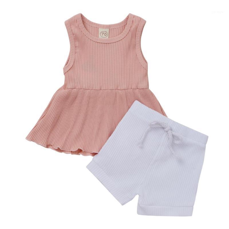 New 2Pcs SummerBaby Clothing Toddler Newborn Baby Girls Clothes Set Sleeveless Knitted Shirt Top Bottoms Shorts Ribbed Outfits1
New 2Pcs SummerBaby Clothing Toddler Newborn Baby Girls Clothes Set Sleeveless Knitted Shirt Top Bottoms Shorts Ribbed Outfits1