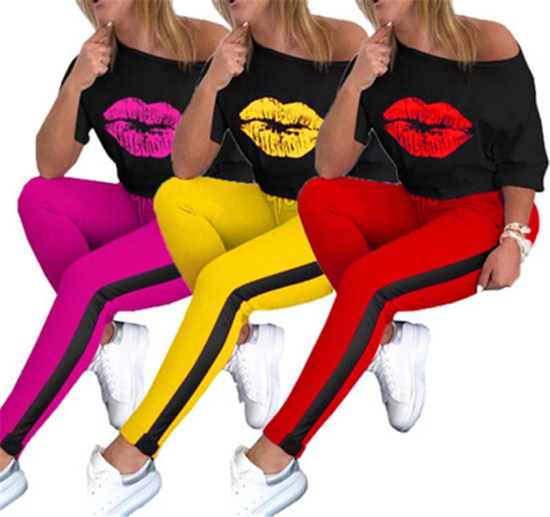 Women Lips Pattern Tracksuits Fashion Trend Long Sleeve Round Neck Loose Tops Drawstring Pant Suits Designer Autumn Female New Casual Sets, Yellow
Women Lips Pattern Tracksuits Fashion Trend Long Sleeve Round Neck Loose Tops Drawstring Pant Suits Designer Autumn Female New Casual Sets, Yellow