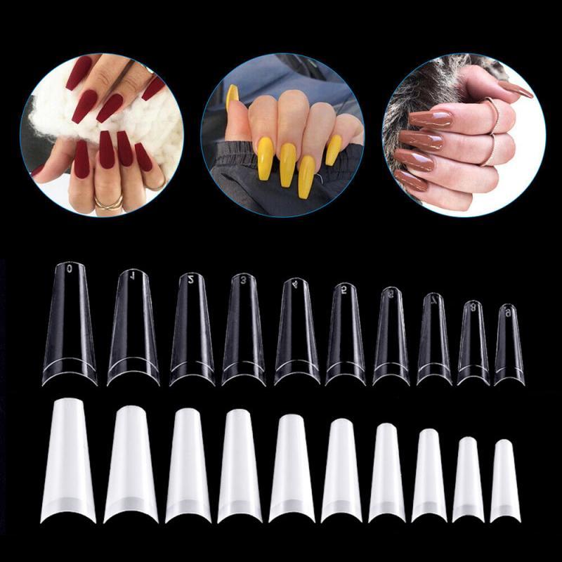 500 PCS Nails tips Extension Nail Polish Full Cover Long Ballerina French Flat Head Almond Denim Fake Acrylic Nail Press On, Transparent 500pcs
500 PCS Nails tips Extension Nail Polish Full Cover Long Ballerina French Flat Head Almond Denim Fake Acrylic Nail Press On, Transparent 500pcs