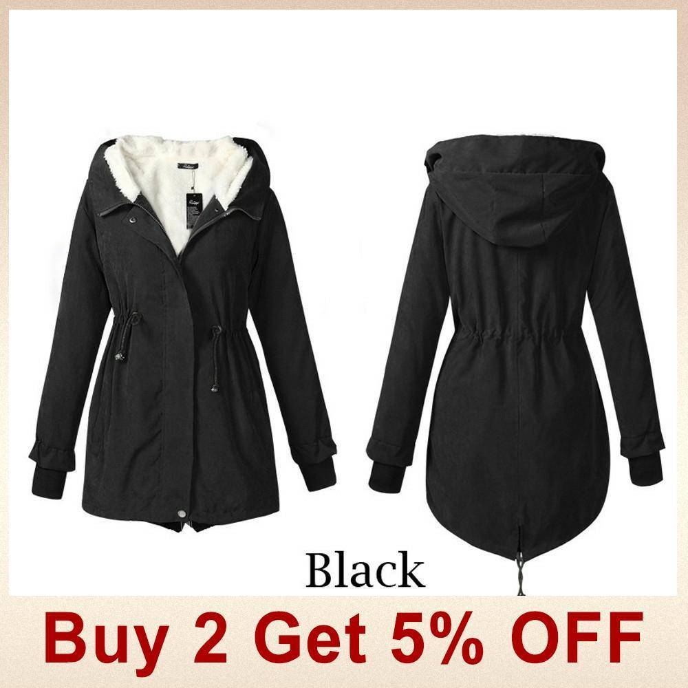 Gentillove Parkas Woman 2019 Fashion Mid Long Wadded Coat Winter Thick Cotton Warm Female Jacket Coat Outwear Plus Size 5XL T200114