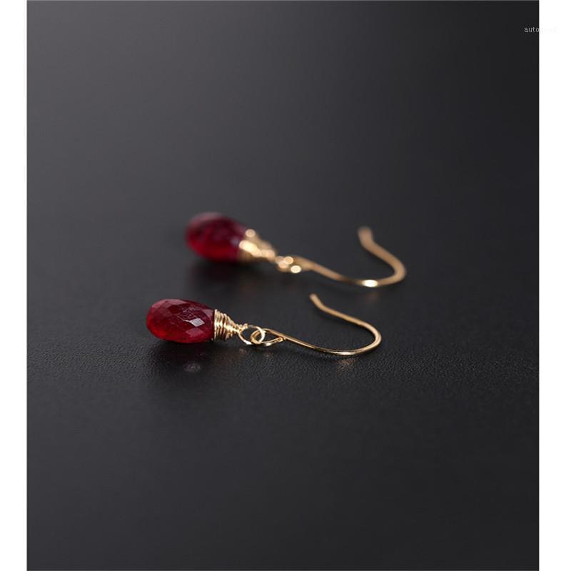 Dangle & Chandelier DAIMI Faceted Ruby Earrings Women's Day Genuine Yellow 18K Gold Caibao Short Ear Hook Gift1
Dangle & Chandelier DAIMI Faceted Ruby Earrings Women's Day Genuine Yellow 18K Gold Caibao Short Ear Hook Gift1