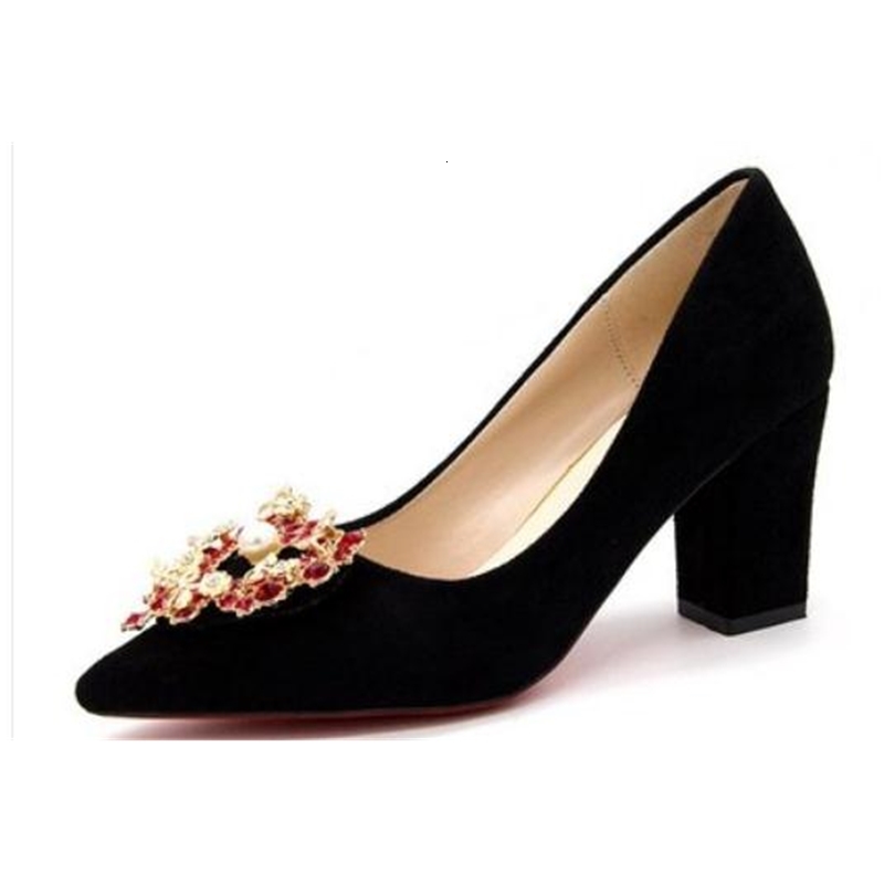 2021 Women's Shoes in Spring and Autumn New Style Coarse Heel Pointed End Water Drill LV75, Red
2021 Women's Shoes in Spring and Autumn New Style Coarse Heel Pointed End Water Drill LV75, Red
