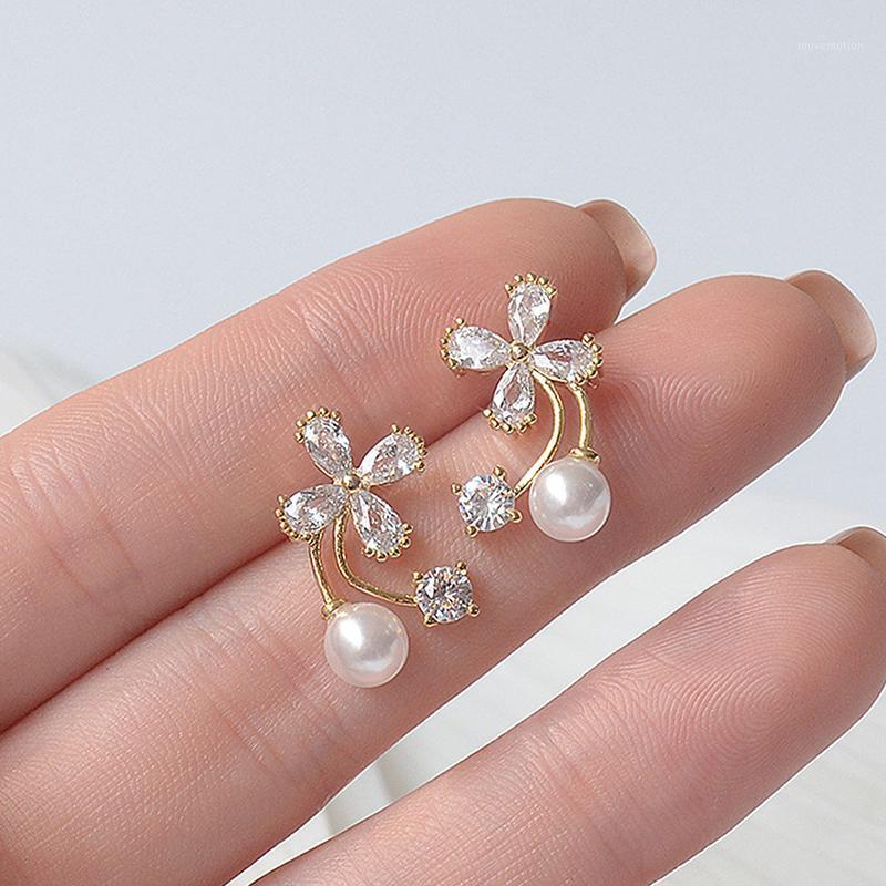 2020 Simple Charm Tiny Flowers Earrings for Women 14K Real Gold zriconia Pearl Stud Earrings Wedding Jewelry Pendant1
2020 Simple Charm Tiny Flowers Earrings for Women 14K Real Gold zriconia Pearl Stud Earrings Wedding Jewelry Pendant1