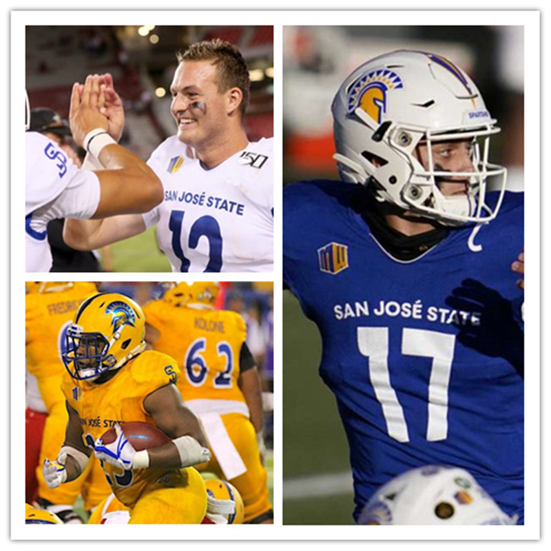 Custom San Jose State Spartans Football Jersey 17 Nick Starkel 12 Rahyme Johnson Tysyn Parker Isa'ako Togia Kyle Harmon Tyler Nevens Jersey, Black
Custom San Jose State Spartans Football Jersey 17 Nick Starkel 12 Rahyme Johnson Tysyn Parker Isa'ako Togia Kyle Harmon Tyler Nevens Jersey, Black