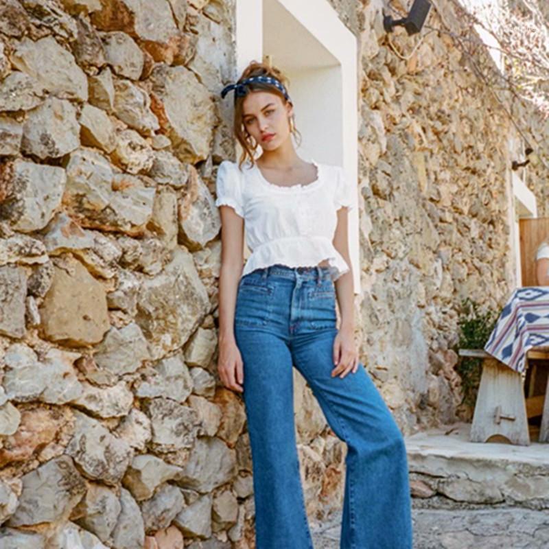 Solid Ruffles Women Summer Crop Tops 2018 Rouje Vintage Puff Sleeve Women Shirts Blouse Single-breasted Femme Blouse cwa0087-51, Ivory
Solid Ruffles Women Summer Crop Tops 2018 Rouje Vintage Puff Sleeve Women Shirts Blouse Single-breasted Femme Blouse cwa0087-51, Ivory