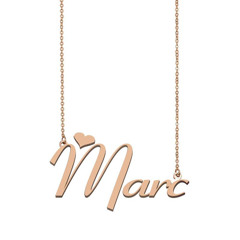 Marc Name Necklace Custom Nameplate Pendant Best Friends Birthday Wedding Christmas for Women Girls Link Chain Metal Fashion
Marc Name Necklace Custom Nameplate Pendant Best Friends Birthday Wedding Christmas for Women Girls Link Chain Metal Fashion