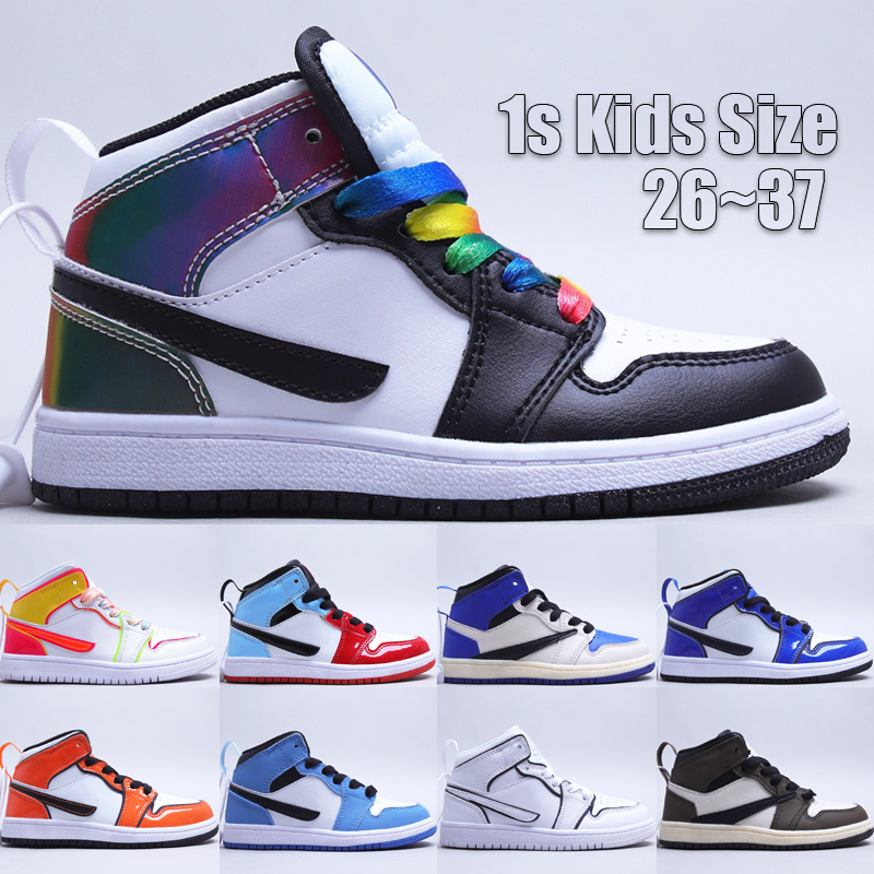 1 1s OG Kids Basketball Shoes For Boys Girls Leather Trainers Heat Reactive Edge Glow Fearless Fragment Design Travis Scotts Iridescent Outdoor Sneakers Size 26-35, #10 travis scotts mocha
1 1s OG Kids Basketball Shoes For Boys Girls Leather Trainers Heat Reactive Edge Glow Fearless Fragment Design Travis Scotts Iridescent Outdoor Sneakers Size 26-35, #10 travis scotts mocha