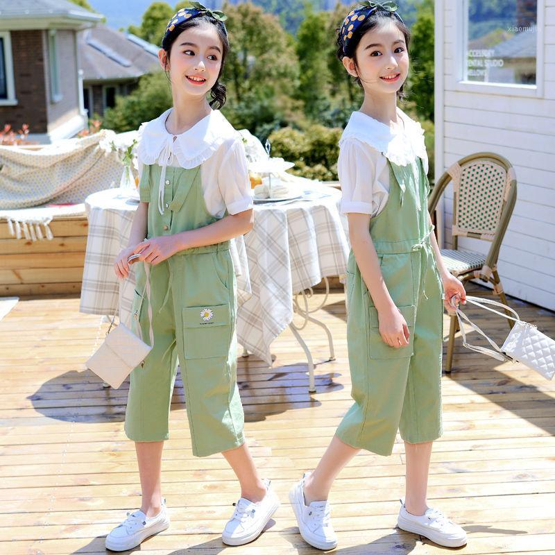 2020 Summer 2PCS Toddler Kids Baby Girl Fashion Clothes Sets Short Sleeve Tops+Pants Overall Outfits Sweet Girl Casual Suit W3141, Green
2020 Summer 2PCS Toddler Kids Baby Girl Fashion Clothes Sets Short Sleeve Tops+Pants Overall Outfits Sweet Girl Casual Suit W3141, Green