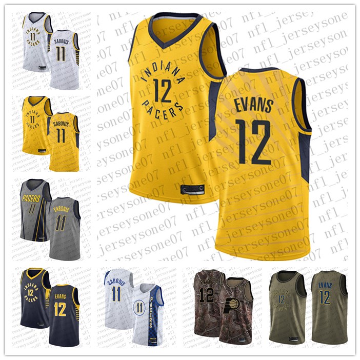 Men women youth indiana Pacers 11 Domantas Sabonis 12 Tyreke Evans White yellow Camo Basketball Swingman Realtree Collection Jersey, Black
Men women youth indiana Pacers 11 Domantas Sabonis 12 Tyreke Evans White yellow Camo Basketball Swingman Realtree Collection Jersey, Black