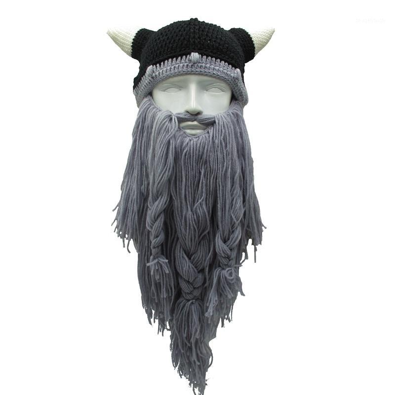Funny Men Vikings Beanies Knit Hats Beard Ox Horn Handmade Knitted Winter Hats for Women Warm Caps Gift Party Mask Cosplay Cap1
Funny Men Vikings Beanies Knit Hats Beard Ox Horn Handmade Knitted Winter Hats for Women Warm Caps Gift Party Mask Cosplay Cap1