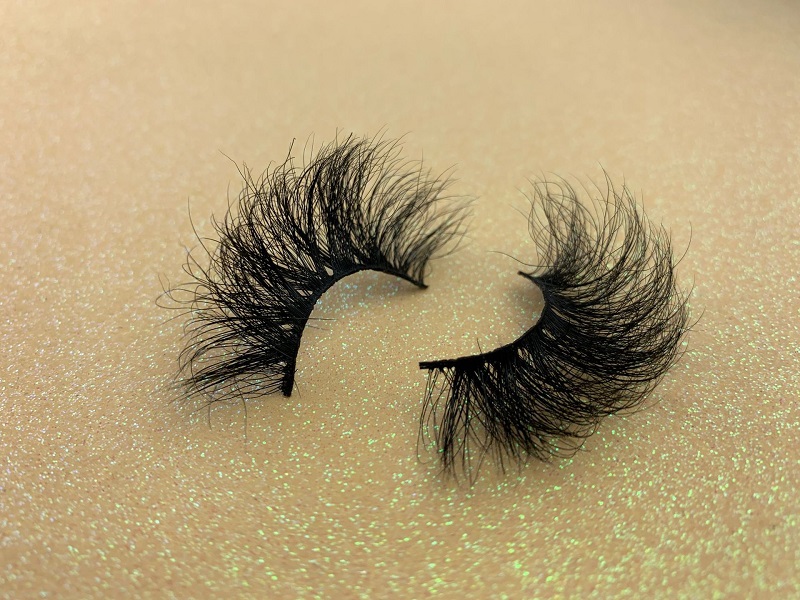 25MM Mink Eyelashes Siberian Mink Fur lashes Sexy Custom Private Label long fluffy Eyelash Soft Natural 3D Mink Eyelashes Extension