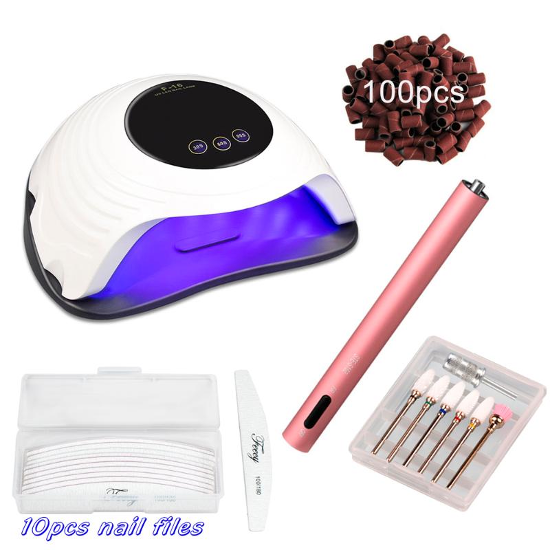Manicure Set UV LED Nail Lamp Dryer Mini Nail Drill Pen Bits Mill Cutter Manicure Machine File Sanding Removing Gel Varnish
Manicure Set UV LED Nail Lamp Dryer Mini Nail Drill Pen Bits Mill Cutter Manicure Machine File Sanding Removing Gel Varnish