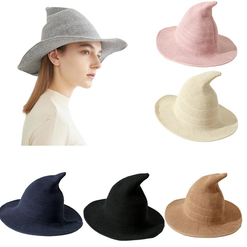 1Pc Female Knitted Hat Solid Color Bucket Hat Fisherman Cap Knit Cap Witch for Women, Black
1Pc Female Knitted Hat Solid Color Bucket Hat Fisherman Cap Knit Cap Witch for Women, Black
