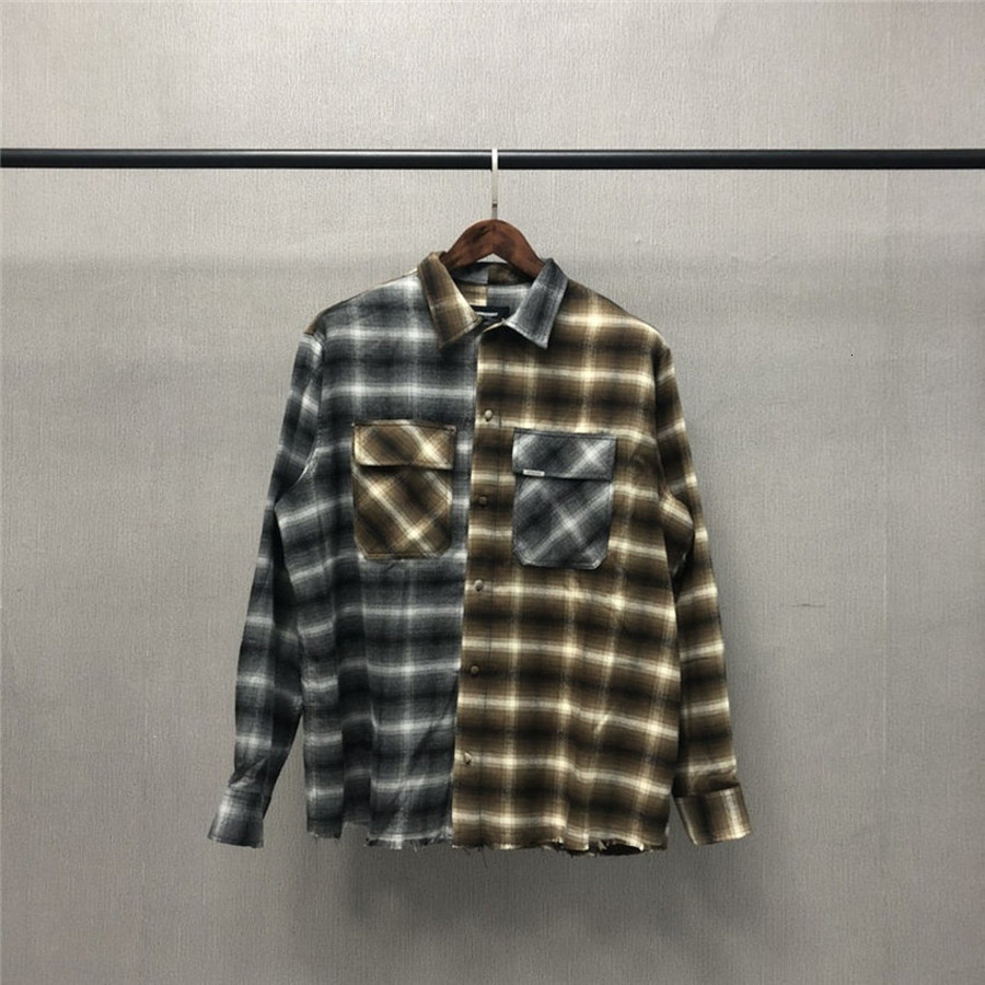 2021 New Fw Represent Black Brown Check Panel Shirts Men Women Pocket Metal Flannel Long Sleeve Blouse Inside Tag Evxt
2021 New Fw Represent Black Brown Check Panel Shirts Men Women Pocket Metal Flannel Long Sleeve Blouse Inside Tag Evxt