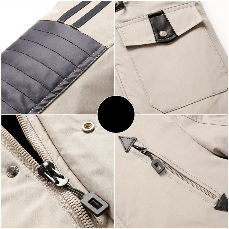 New Winter Jacket Men 15 Degree Thicken Warm Men Parkas Hooded Fleece Man's Jackets Outwear Cotton Coat Parka Jaqueta Masculina T200102