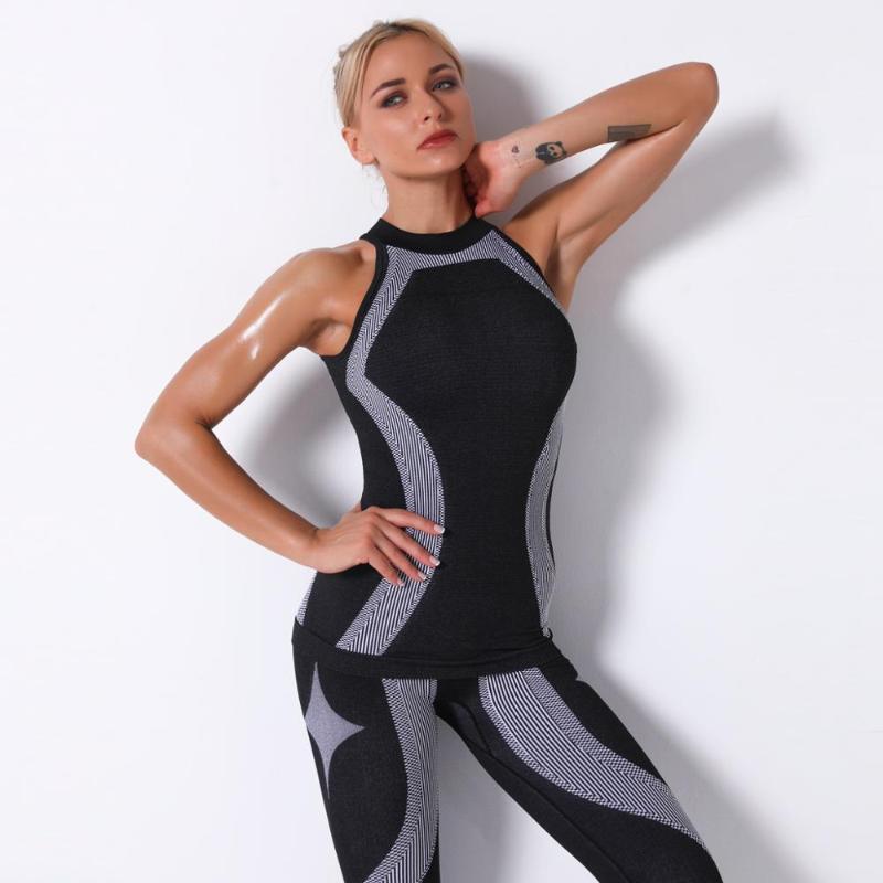 Seamless women yoga suit gym set sports vest sports top gym clothes training suit sportswear fitness work out1, Green top 1pcs
Seamless women yoga suit gym set sports vest sports top gym clothes training suit sportswear fitness work out1, Green top 1pcs