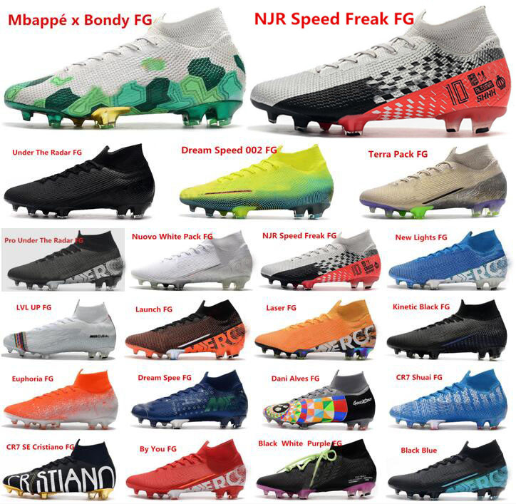 New Quality Men Soccer Cleats Mercurial Superfly VI Soccer Shoes 360 FG CR7 SE Ronaldo Neymar Mens Outdor Football Boots, New lights fg
New Quality Men Soccer Cleats Mercurial Superfly VI Soccer Shoes 360 FG CR7 SE Ronaldo Neymar Mens Outdor Football Boots, New lights fg