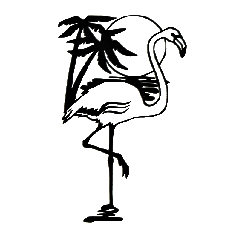 17*10.6cm Flamingo Sun & Palm Trees Vinyl Indoor Outdoor Car Truck Window Decal Sticker New Style Hot Car Stickers, Color
17*10.6cm Flamingo Sun & Palm Trees Vinyl Indoor Outdoor Car Truck Window Decal Sticker New Style Hot Car Stickers, Color