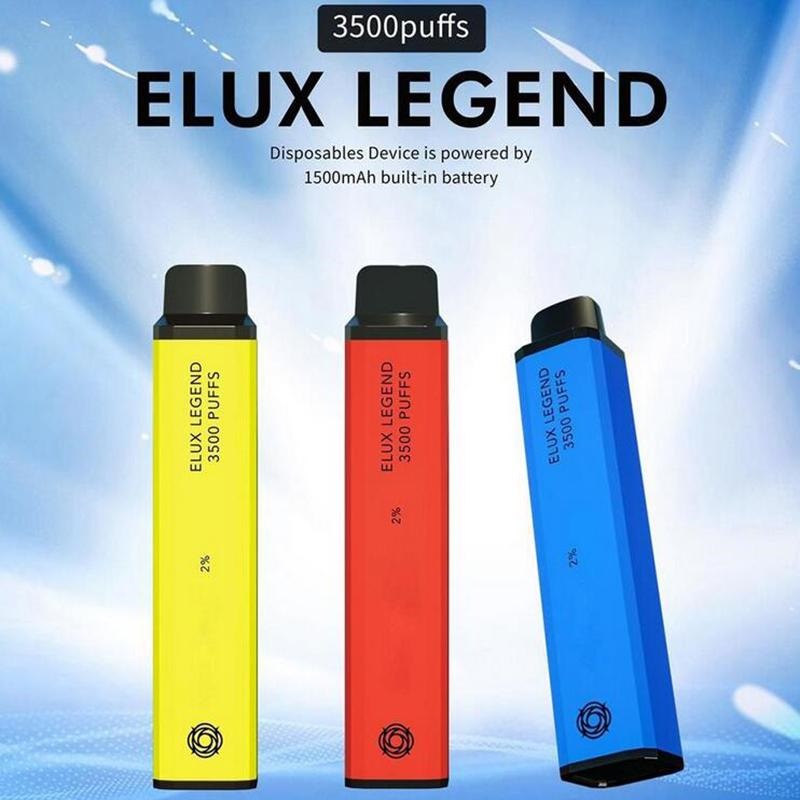 Elux Legend Disposable E cigarettes 3500 Puffs Vape Pen 1500mAh Battery Vaporizer Stick Vapor Kit 2% 10ml Pre Filled Cartridge Device puff x
Elux Legend Disposable E cigarettes 3500 Puffs Vape Pen 1500mAh Battery Vaporizer Stick Vapor Kit 2% 10ml Pre Filled Cartridge Device puff x