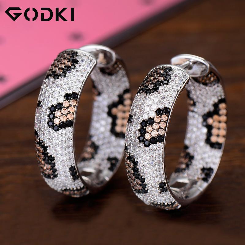 GODKI Luxury Leopard Design Cubic Zirconia Statement Hoop Earrings For Women Wedding DUBAI Earrings Jewelry Accessories 2021
GODKI Luxury Leopard Design Cubic Zirconia Statement Hoop Earrings For Women Wedding DUBAI Earrings Jewelry Accessories 2021