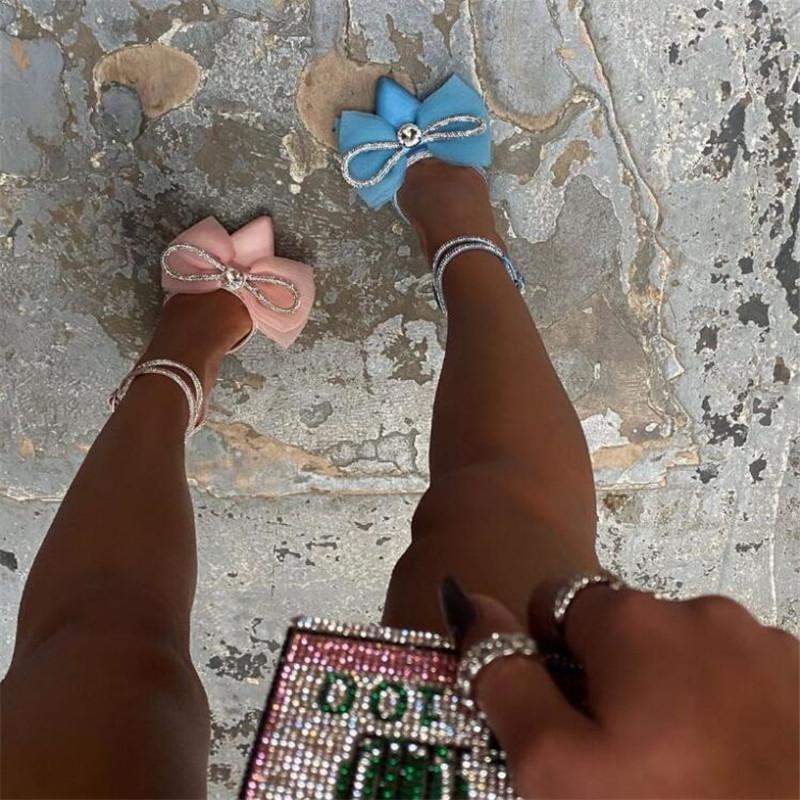 2021 Summer Women's Shoes Sweet Butterfly-Knot Cross-Tied Crystal Lace High Heels Ladies Pumps Zapatos De Mujer, Blue
2021 Summer Women's Shoes Sweet Butterfly-Knot Cross-Tied Crystal Lace High Heels Ladies Pumps Zapatos De Mujer, Blue