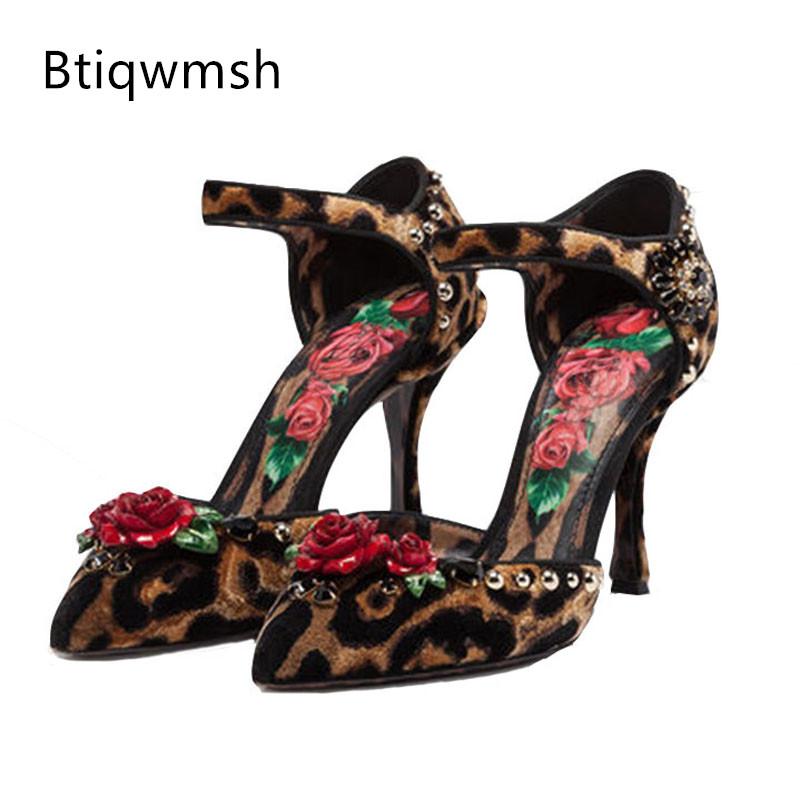 2021 Leopard Rhinestone Sandals Women Pointed Toe Flower T-strap High heel Shoes Woman Sexy Gladiator Sandals, Flat shoes
2021 Leopard Rhinestone Sandals Women Pointed Toe Flower T-strap High heel Shoes Woman Sexy Gladiator Sandals, Flat shoes