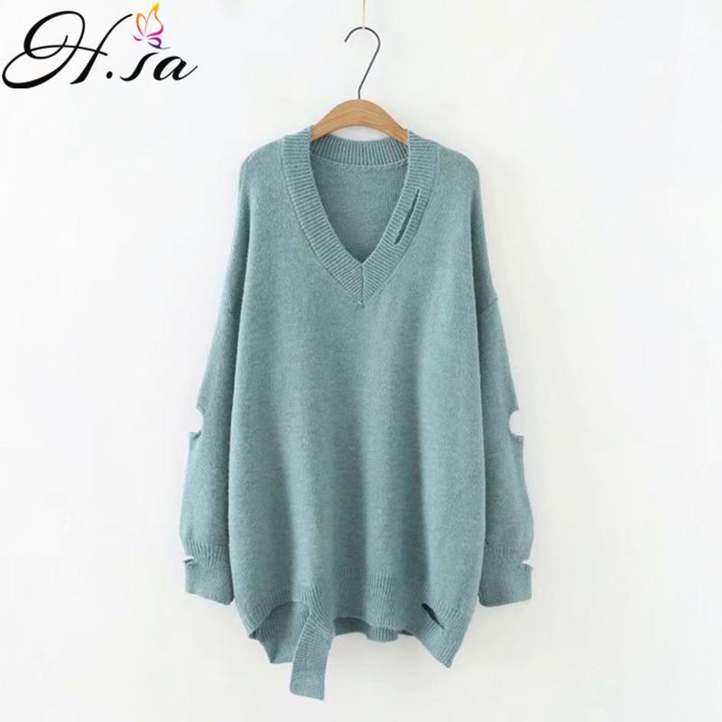 H.SA 2019 Spring Women Oversize Sweaters and Pullover Broken Hole Chic Long Sweaters Loose Steetwear Sweater Jumpers Tassel Pull1, Hf18418 grey
H.SA 2019 Spring Women Oversize Sweaters and Pullover Broken Hole Chic Long Sweaters Loose Steetwear Sweater Jumpers Tassel Pull1, Hf18418 grey