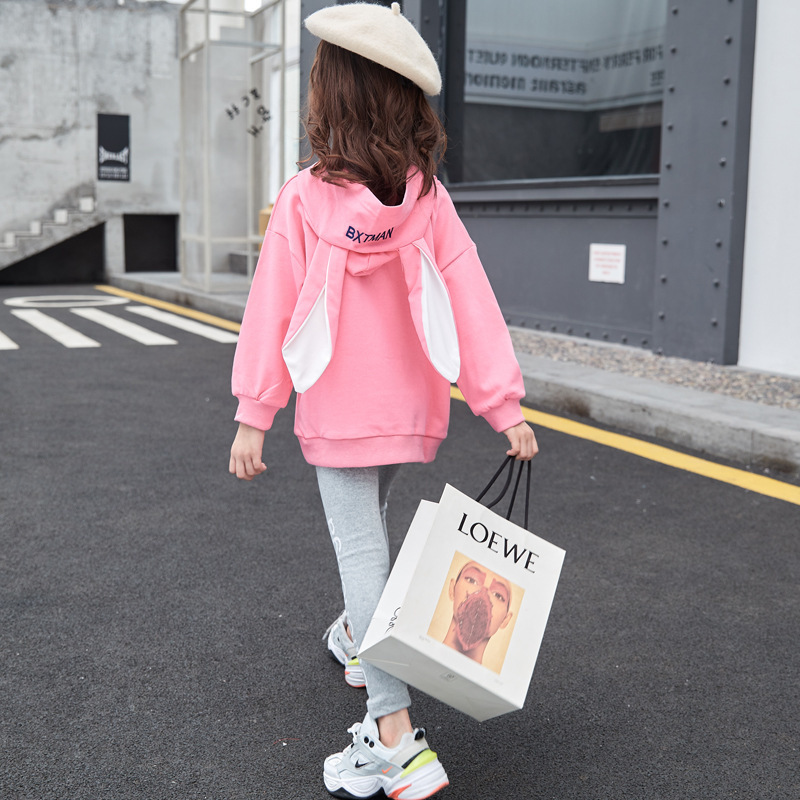 Children Clothing 2020 Autumn Winter Teens Girls Clothes Hoodies+Pants Outfit Kids Sports Suit For Girls Clothing Sets 12 YearsX1019