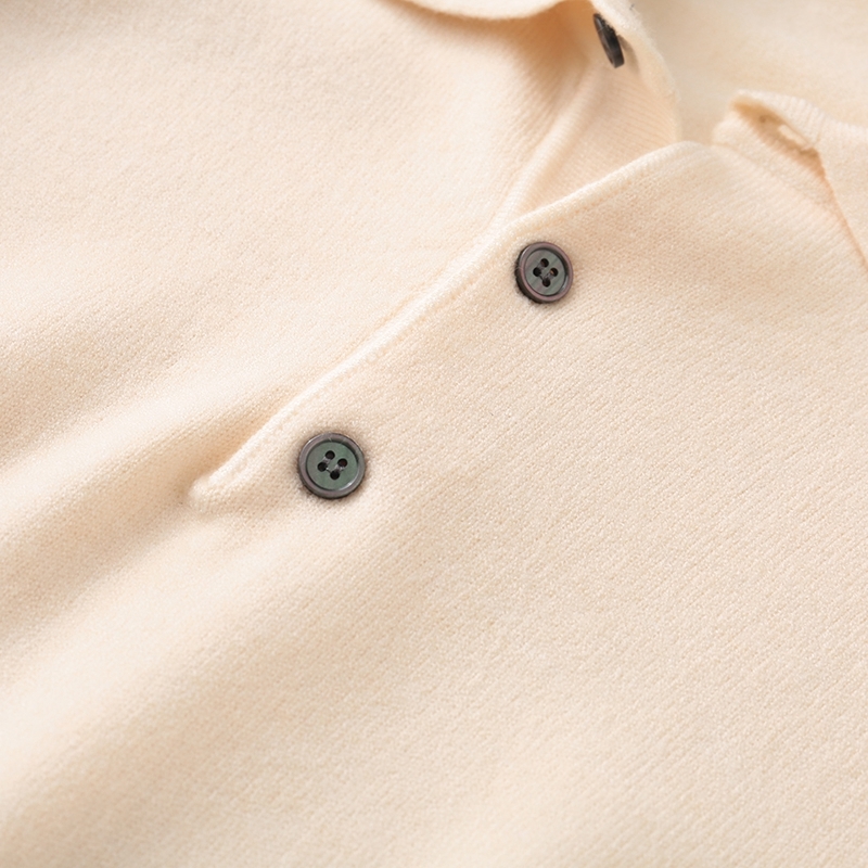 Cashmere Sweater For Men, Knitted Pullover, Spring & Autumn POLO Jumper Top,