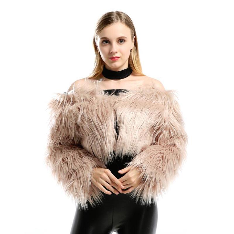 Fur Coat Winter 2020 New Sexy Strapless Shoulder Faux Fur Artificial Hair Ultra Short Coat Fashion Warm Shawl Cardigan Women, White
Fur Coat Winter 2020 New Sexy Strapless Shoulder Faux Fur Artificial Hair Ultra Short Coat Fashion Warm Shawl Cardigan Women, White