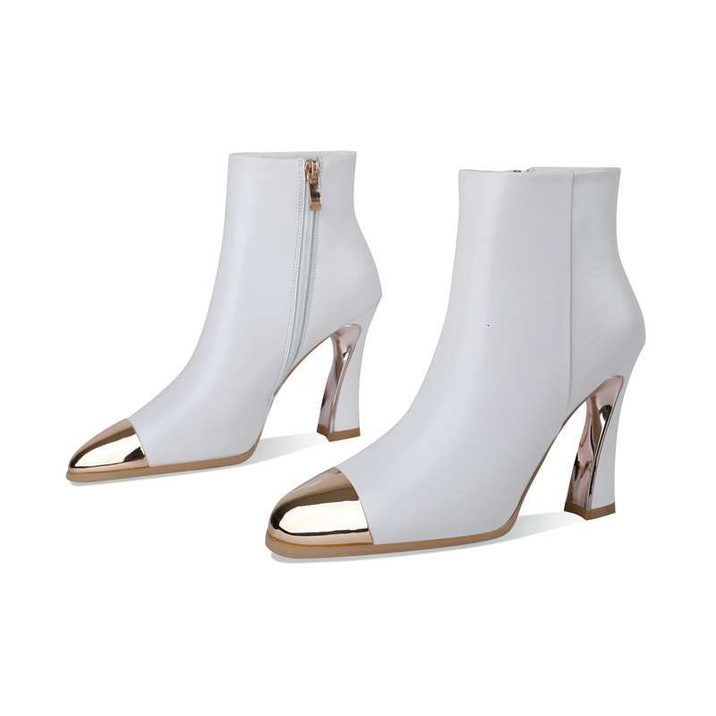 2021 New Genuine Thick High Heels Mixed Ladies Shoes Autumn White Boots 4GWV, Black 
2021 New Genuine Thick High Heels Mixed Ladies Shoes Autumn White Boots 4GWV, Black