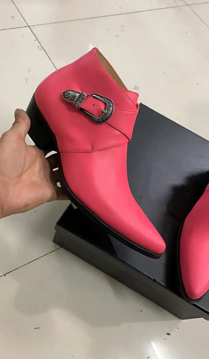 High top new list persional Cowhide Daily Leisure Roman boots factory outlet genuine pink leather dress wedding boot, As picture
High top new list persional Cowhide Daily Leisure Roman boots factory outlet genuine pink leather dress wedding boot, As picture