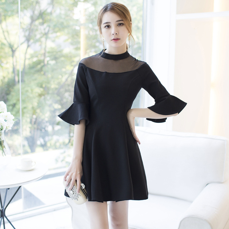 2021 Ladies Spring and New Autumn Slim Fashion Seven Stitches Trumpet Sew a Dress TOUN, Black
2021 Ladies Spring and New Autumn Slim Fashion Seven Stitches Trumpet Sew a Dress TOUN, Black