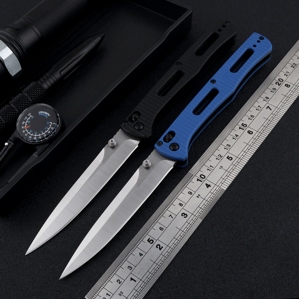 OEM BM 417 Fact Folding Knife 3.95" S30V White Plain Blade, Black Aluminum Handles Camping Survival Tactical Knife Butterfly tool
OEM BM 417 Fact Folding Knife 3.95" S30V White Plain Blade, Black Aluminum Handles Camping Survival Tactical Knife Butterfly tool
