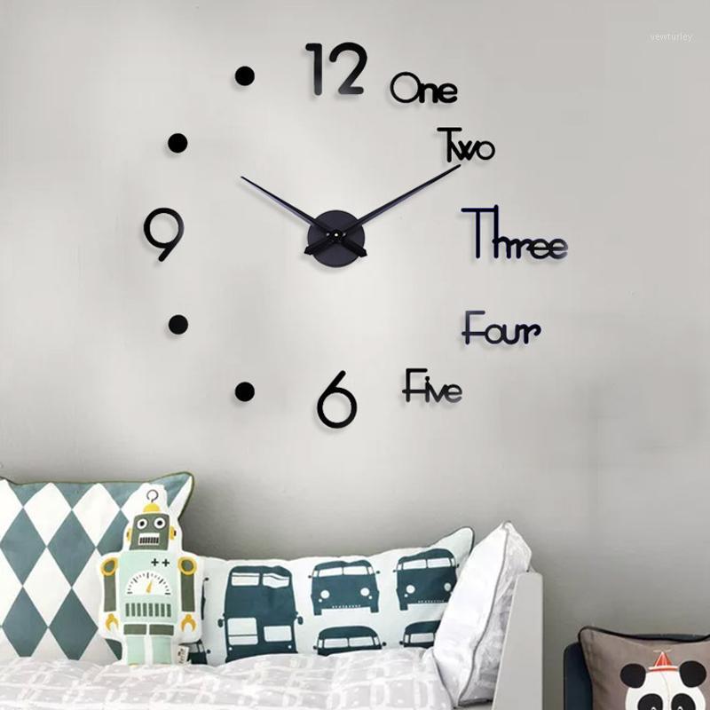 3D DIY Wall Clock Mirror Wall Stickers Modern Silent Creative Art Decal Sticker Home Decor Living Room Quartz Needle 27/47inch1
3D DIY Wall Clock Mirror Wall Stickers Modern Silent Creative Art Decal Sticker Home Decor Living Room Quartz Needle 27/47inch1