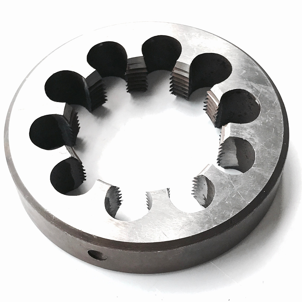 Free shipping 1PC 9SiCr steel made manual Die M56*1.5/2.0/3.0/4.0/5.5mm for hand threading iron aluminum copper workpiece work
Free shipping 1PC 9SiCr steel made manual Die M56*1.5/2.0/3.0/4.0/5.5mm for hand threading iron aluminum copper workpiece work
