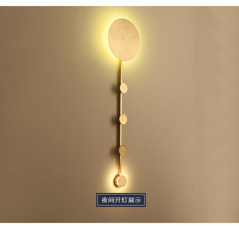 Nordic wall lamp copper lamp TV background living room modern minimalist living room bedroom bedside
Nordic wall lamp copper lamp TV background living room modern minimalist living room bedroom bedside