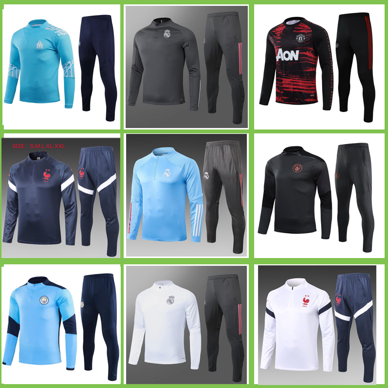 Training 2020 2021 Real Madrid Men Football Training Suits 20 21 France Marseille Survetement Soccer Tracksuit Maillots de Foot Chandal Kit, Black
Training 2020 2021 Real Madrid Men Football Training Suits 20 21 France Marseille Survetement Soccer Tracksuit Maillots de Foot Chandal Kit, Black
