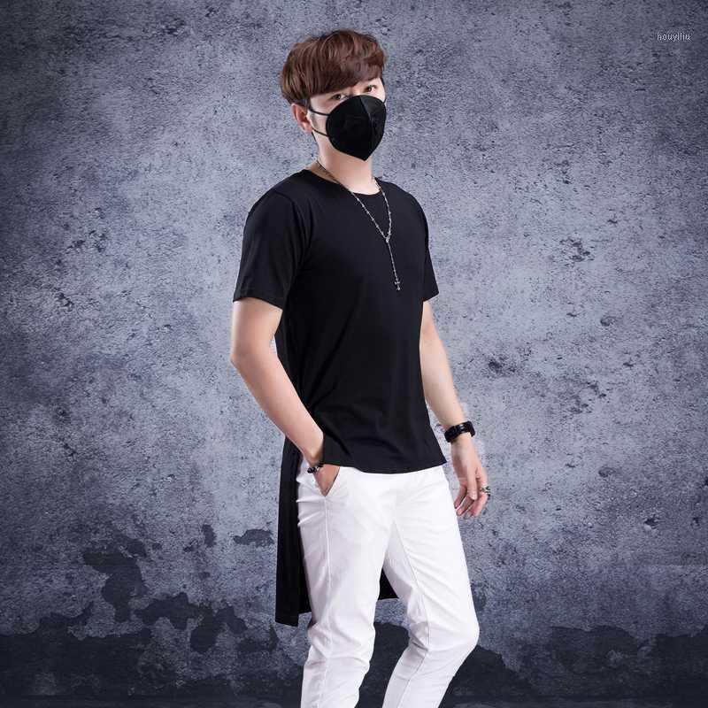 Summer Fashion Men's long short-sleeved t-shirt before and after the long half-sleeved t-shirt Korean version of high street sty1, Black
Summer Fashion Men's long short-sleeved t-shirt before and after the long half-sleeved t-shirt Korean version of high street sty1, Black