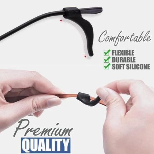 Anti-Slip Comfort Glasses Retainers Newly Eyeglass Temple Tips Sleeve Retainer Silicone Anti-slip Holder Elastic Comfort Glasses1, Green
Anti-Slip Comfort Glasses Retainers Newly Eyeglass Temple Tips Sleeve Retainer Silicone Anti-slip Holder Elastic Comfort Glasses1, Green