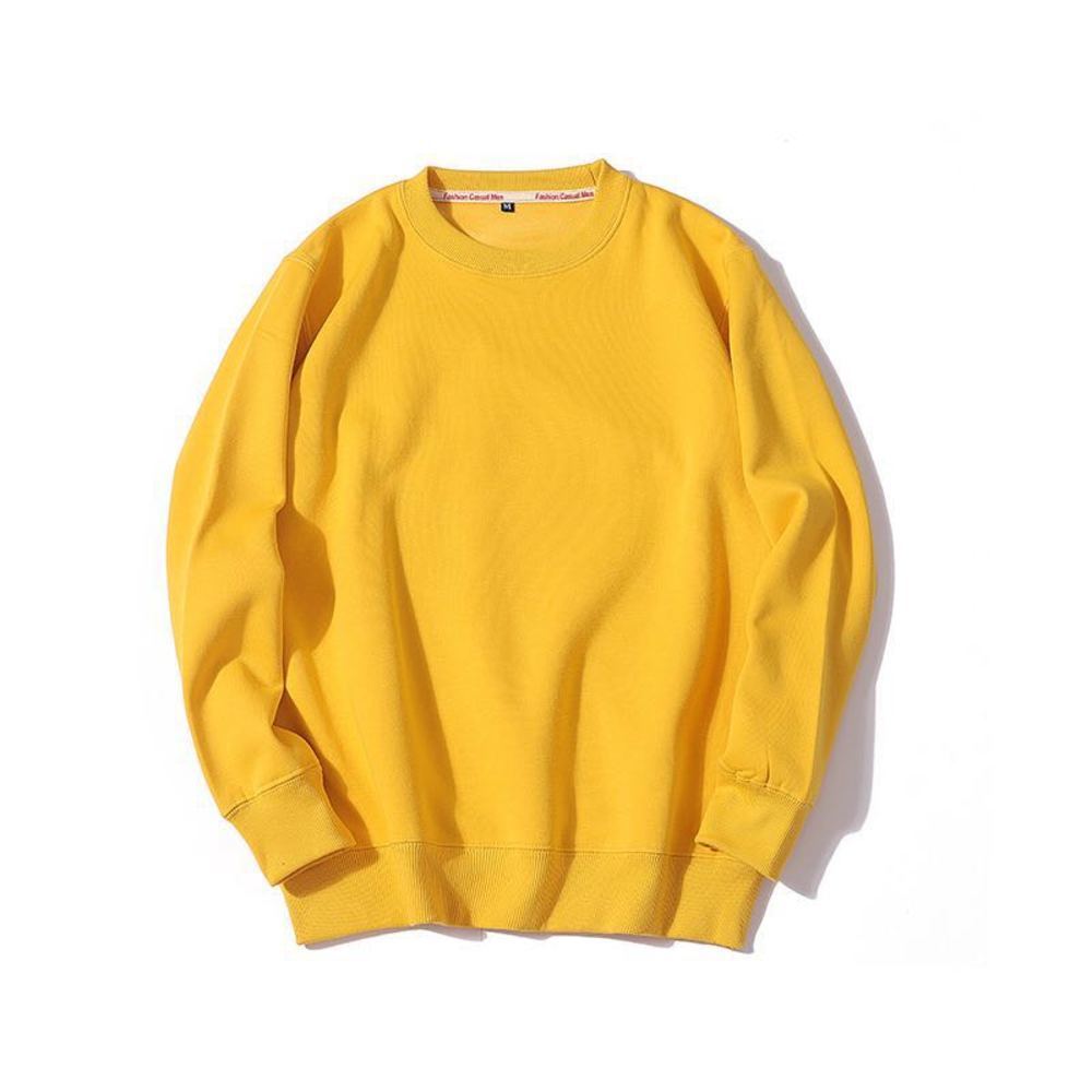 Autumn winter new solid color round neck Plush men's European and American sweater custom printed, Beige
Autumn winter new solid color round neck Plush men's European and American sweater custom printed, Beige