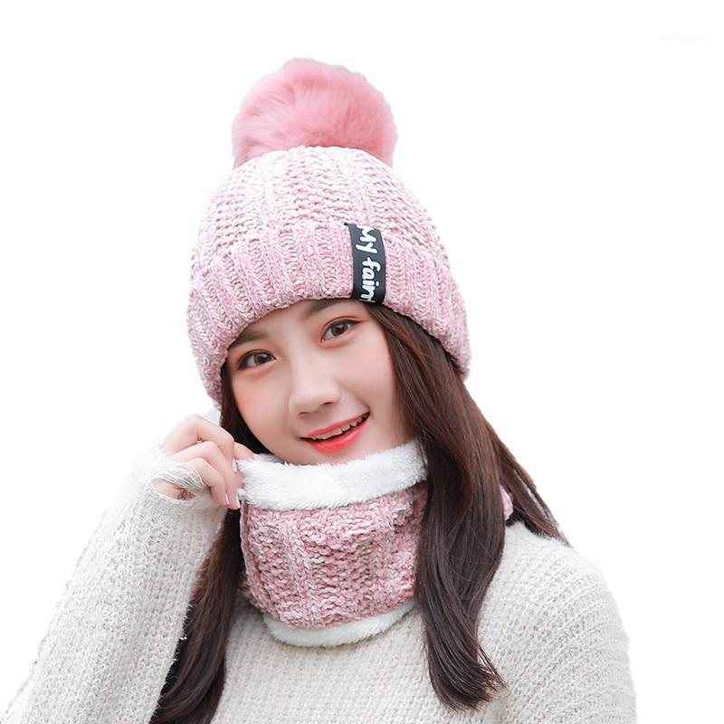 4Colors Winter Women Knit Beanie Hat Fashion Warm Pom Pom Windproof Hat 2pc Warm Ski Cycling Cap Scarf Set for Ladies1
4Colors Winter Women Knit Beanie Hat Fashion Warm Pom Pom Windproof Hat 2pc Warm Ski Cycling Cap Scarf Set for Ladies1