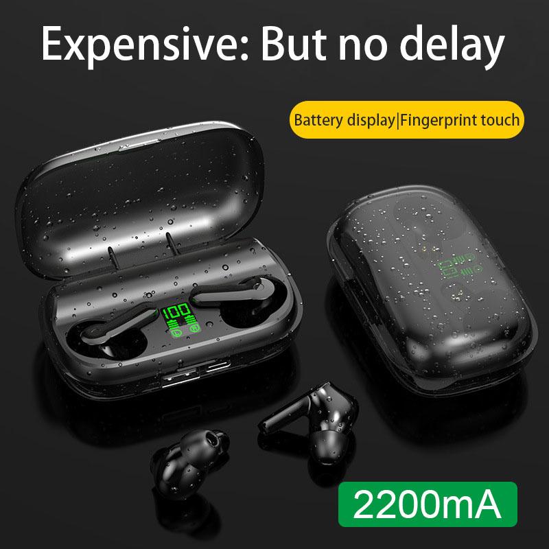Z31 Bluetooth Earphone Touch Control Type-C 2200mA Charging Box Wireless 5.0 Headset Waterproof Earbuds With Microphone, Black
Z31 Bluetooth Earphone Touch Control Type-C 2200mA Charging Box Wireless 5.0 Headset Waterproof Earbuds With Microphone, Black