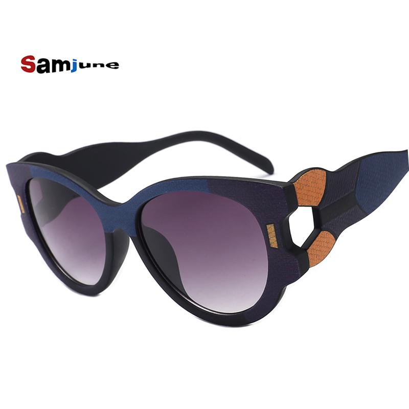 Samjune Oversize Cat eye Sunglasses women 2020 trending fashion eyewear brand designer sun glasses female shades
Samjune Oversize Cat eye Sunglasses women 2020 trending fashion eyewear brand designer sun glasses female shades